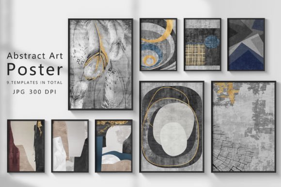 Abstract Background Pattern Art Set: A Versatile Resource for Creative Professionals