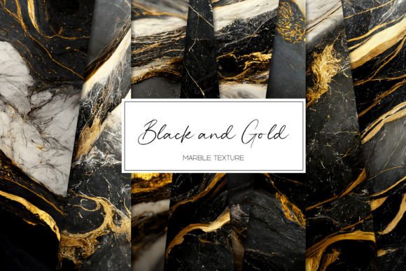 Black and Gold Marble Texture: A Strategic Design Element for Modern Creativity