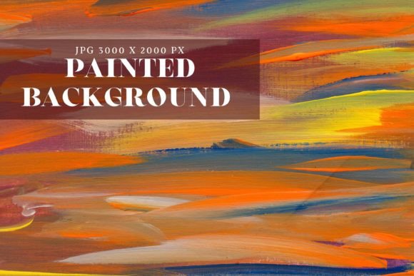 Colorful Acrylic Painted Background: A Creative and Versatile Design Option