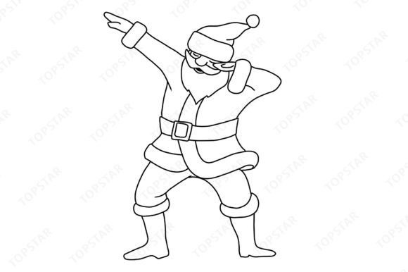 Dabbing Santa Claus: A Unique Twist on a Classic Holiday Icon