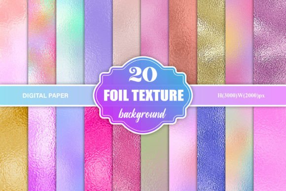 Foil Texture Background