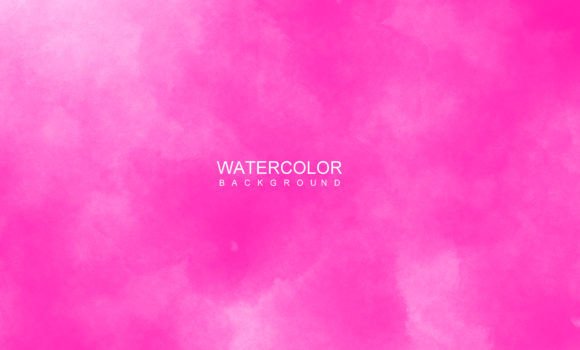 Pink Fuchsia Watercolor Background