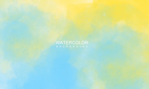 Yellow Blue Watercolor Background – A Creative and Versatile Design Resource