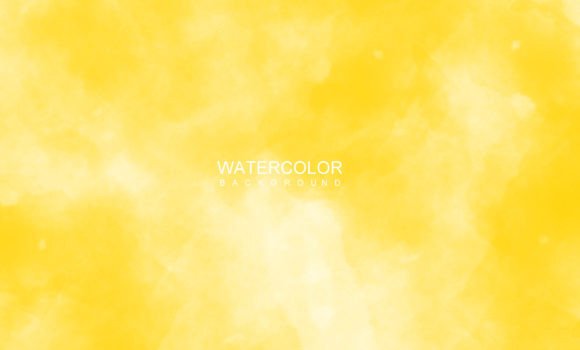Yellow Watercolor Background